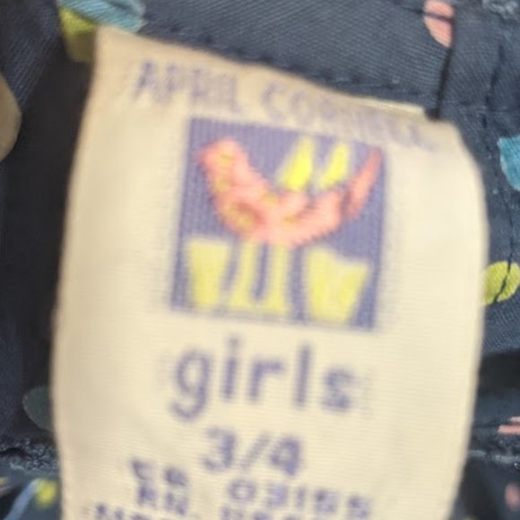 VINTAGE APRIL CORNELL Blue Polka Dot Dress Size 3 4 - Picture 5 of 5